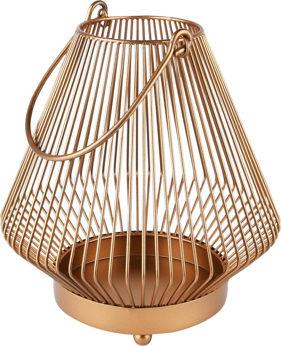 Windlicht Gold