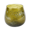 Glazen theelichthouder marble
