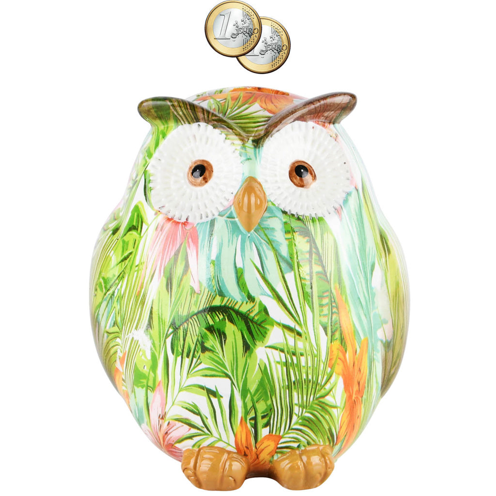 Spaarpot fleurige uil