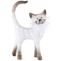 Pluizige poes staand