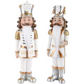 Set van twee witte notenkrakers