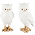 Set van twee sneeuwuilen