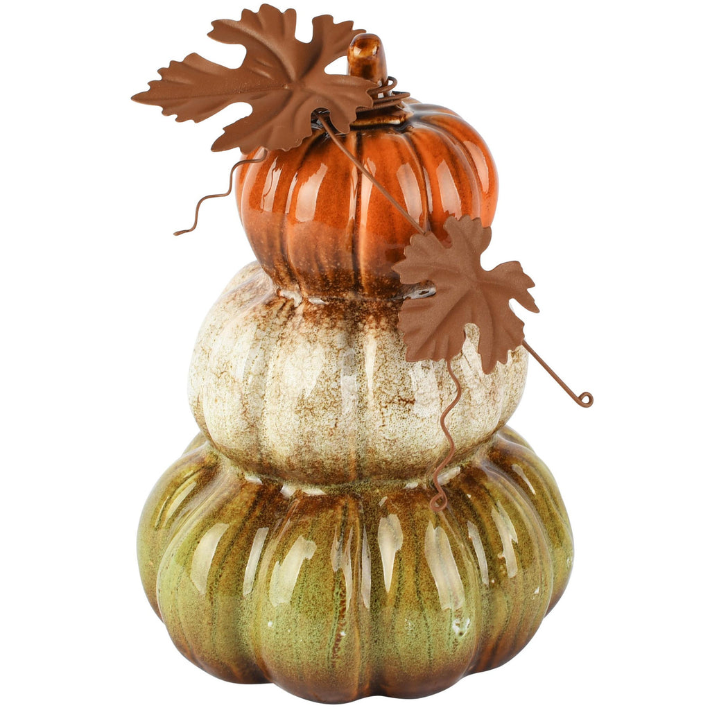 Stapel pompoenen
